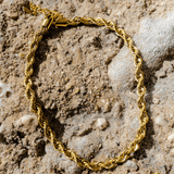Mila Twisted Necklace in Gold