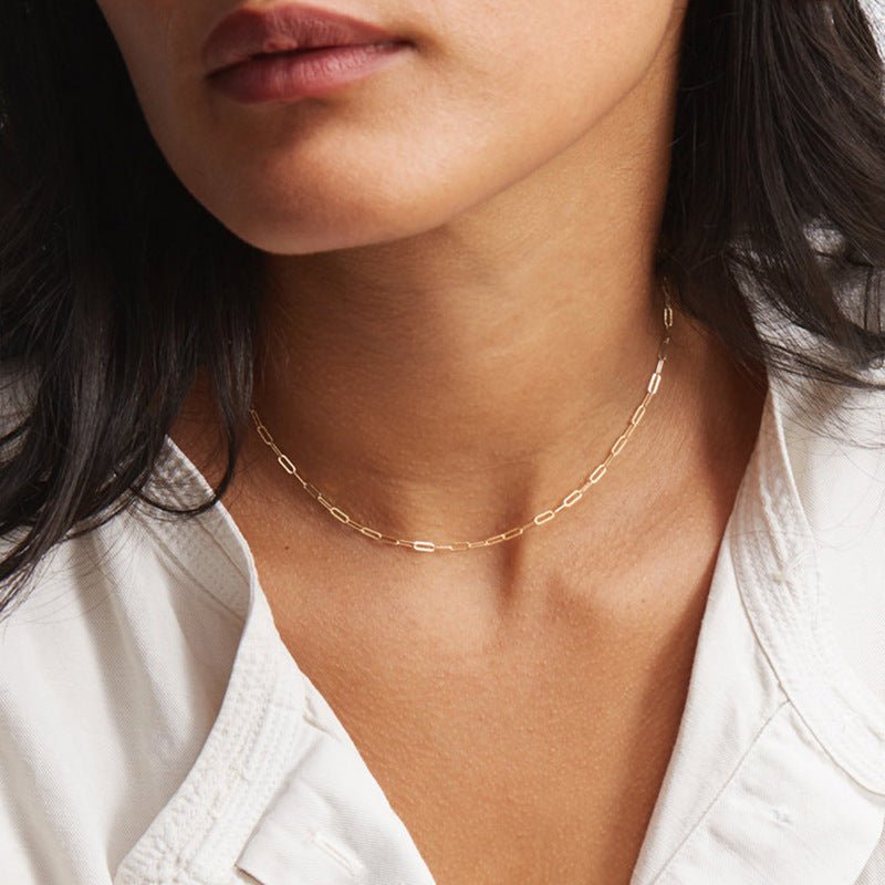 Nadia Paperclip Necklace