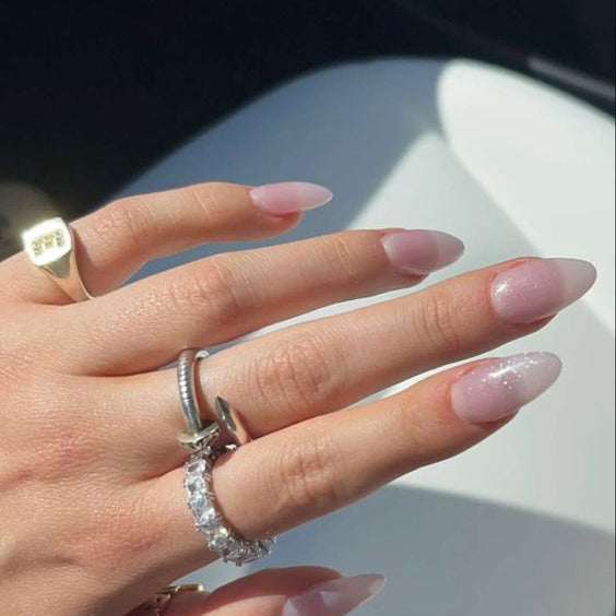Nail Ring in Silver