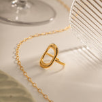 Noelle Irregular Ring in Gold