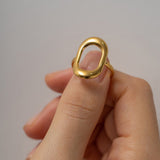 Noelle Irregular Ring in Gold