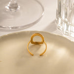 Noelle Irregular Ring in Gold