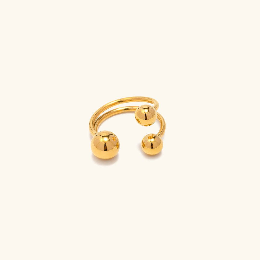 Plutos Orbit Ring in Gold