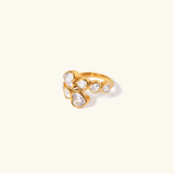 Romy Heart Ring in Gold