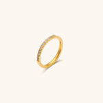 Sage Minimalist Ring in Gold