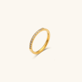 Sage Minimalist Ring in Gold
