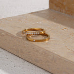 Sage Minimalist Ring in Gold