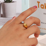 Seren Two-Tone Ring
