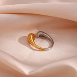 Seren Two-Tone Ring