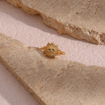 Solana Sunburst Ring in Gold