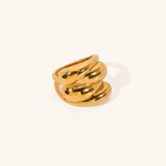 Sona Twisted Ring in Gold
