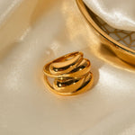 Sona Twisted Ring in Gold