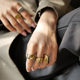 Sophie Irregular Ring in Gold