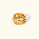 Splendor Polished Ring in Gold