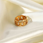 Splendor Polished Ring in Gold