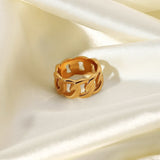 Splendor Polished Ring in Gold