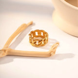 Splendor Polished Ring in Gold