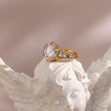 Syllia Diamond Ring in Gold