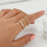 Unna Minimalist Ring in Gold
