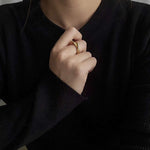 Viola Twisted Ring in Gold