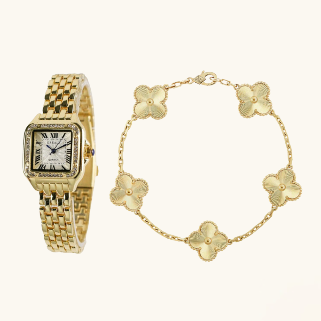 Watch & Bracelet Set 2 Pieces
