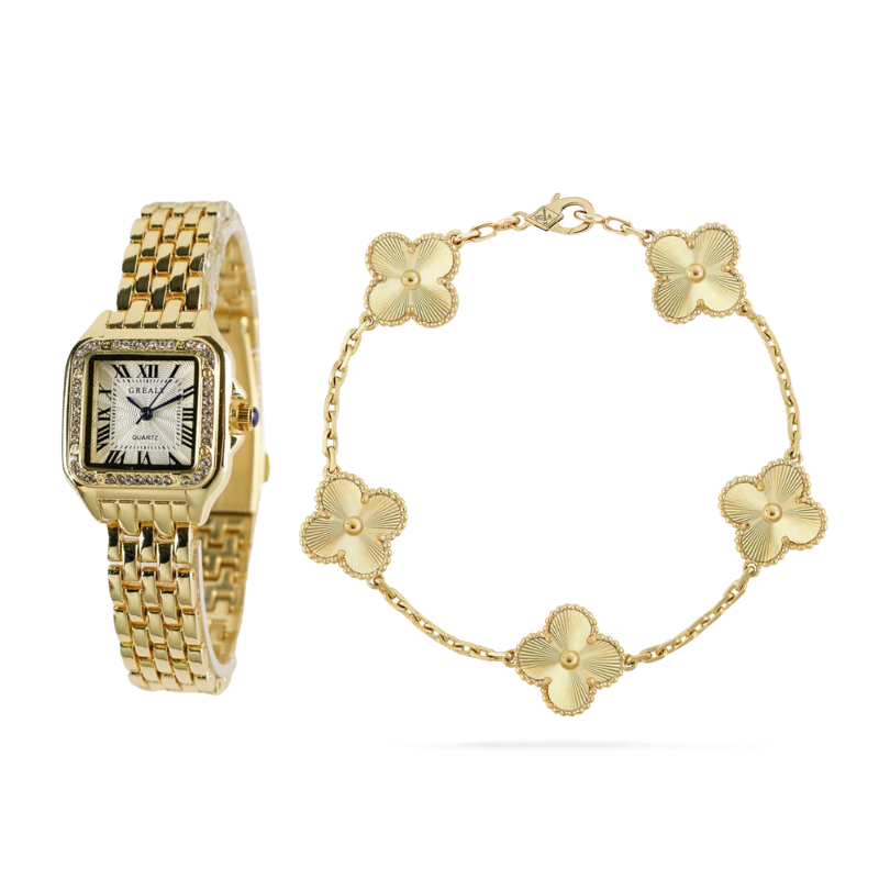 Watch & Bracelet Set 2 Pieces
