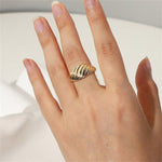 Ylenna Statement Croissant Ring